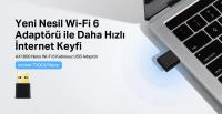 TP-LINK ARCHER TX20U NANO AX1800 2.4,5GHz INTERNAL ANTEN,USB 2.0, MU-MIMO DUAL BAND WiFi-6 USB ADAPTÖR